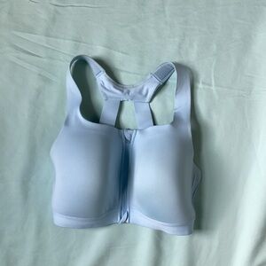 All in Motion Blue Ladies Comfort Front Zip Bra Size 36D